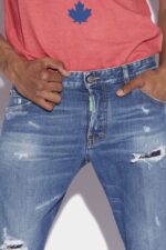 Dsquared2 Iconic Green Tab Partially Organic Cotton Sexy Twist Jeans - Image 3