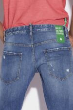 Dsquared2 Iconic Green Tab Partially Organic Cotton Sexy Twist Jeans - Image 4