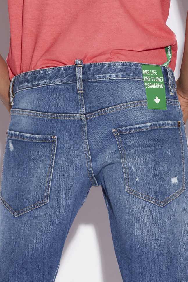 Dsquared2 Iconic Green Tab Partially Organic Cotton Sexy Twist Jeans - Image 4