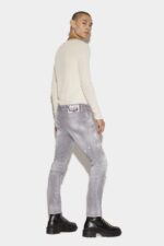 Dsquared2 Iconic Grey Denim Wash Skater Jeans - Image 2