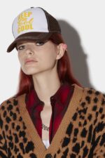 Dsquared2 Iconic Guepard Cardigan CAMEL D2 - Image 4