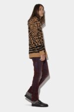 Dsquared2 Iconic Guepard Cardigan CAMEL D2 CAMEL - Image 4