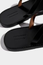 Dsquared2 Iconic Harness Sandals D2 BLACK - Image 5
