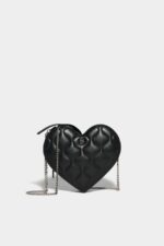 Dsquared2 Iconic Heart Bag WHITE/BLACK - Image 3