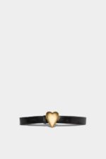Dsquared2 Iconic Heart Belt BLACK - Image 2