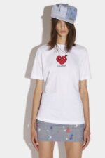 Dsquared2 Iconic Heart Me T-Shirt D2 WHITE - Image 3