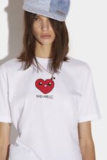 Dsquared2 Iconic Heart Me T-Shirt D2 WHITE - Image 5