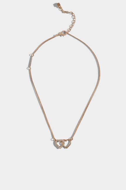 Dsquared2 Iconic Heart Necklace D2 GOLD