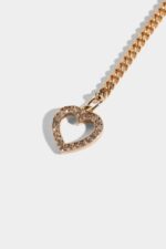 Dsquared2 Iconic Heart Necklace GOLD D2 - Image 3