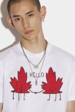 Dsquared2 Iconic Hello Leaves Cool T-Shirt - Image 4