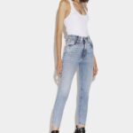 Dsquared2 Iconic High Waist Cropped Twiggy Denim Jeans