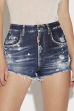 Dsquared2 Iconic High Waist Hot Pants - Image 3
