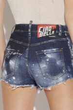 Dsquared2 Iconic High Waist Hot Pants - Image 4