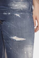 Dsquared2 Iconic Honey Dark Wash High Waisted Bell Bottom Jeans - Image 4