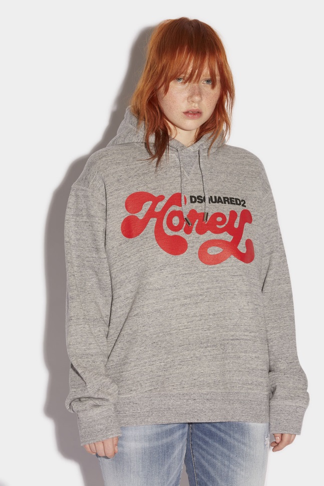 dsquared2_iconic_honey_hoodie.jpg Dsquared2 Iconic Honey Hoodie - Image 1