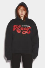 Dsquared2 Iconic Honey Hoodie RED - Image 3