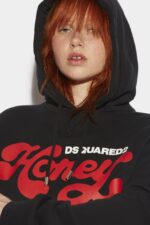 Dsquared2 Iconic Honey Hoodie RED - Image 4