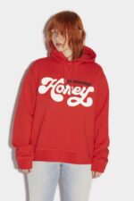 Dsquared2 Iconic Honey Hoodie RED/BLACK
