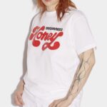 Dsquared2 Iconic Honey T-Shirt WHITE/BLACK