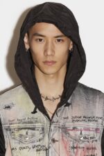 Dsquared2 Iconic Hood Combo Dan Jean Jacket - Image 4