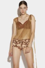 Dsquared2 Iconic Hot Pants FANTASY/BROWN