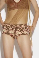 Dsquared2 Iconic Hot Pants FANTASY/BROWN - Image 3