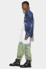Dsquared2 Iconic Hybrid Sport Tape Trousers WHITE/BEIGE