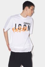 Dsquared2 Iconic Icon Forever Cool T-Shirt WHITE/BLACK