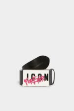 Dsquared2 Iconic Icon Forever Plaque Belt