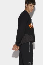 Dsquared2 Iconic Icon Forever Sweatshirt WHITE/BLACK - Image 3