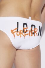 Dsquared2 Iconic Icon Forever Swim Brief BLACK/FANTASY - Image 3