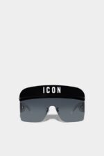 Dsquared2 Iconic Icon Mask Black Sunglasses - Image 2