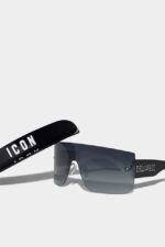 Dsquared2 Iconic Icon Mask Black Sunglasses - Image 4