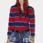 Dsquared2 Iconic Icon Spray Denim Shorts