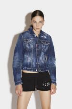 Dsquared2 Iconic Icon Spray Jean Jacket - Image 3