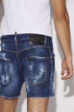 Dsquared2 Iconic Icon Spray Shorts - Image 4