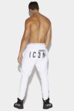 Dsquared2 Iconic Icon Spray Ski Joggers WHITE/FANTASY - Image 3