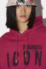 Dsquared2 Iconic Icon Spray Sweatshirt FANTASY - Image 3