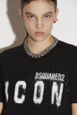 Dsquared2 Iconic Icon Spray T-Shirt Dress - Image 3