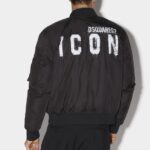 Dsquared2 Iconic Icon Spray Zip Bomber