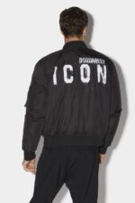 Dsquared2 Iconic Icon Spray Zip Bomber