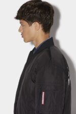 Dsquared2 Iconic Icon Spray Zip Bomber - Image 3