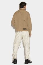 Dsquared2 Iconic IVORY Parachute Trousers - Image 2
