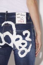 Dsquared2 Iconic L.A. Customized 1964 Wash Skinny Dan Cropped Jeans - Image 5
