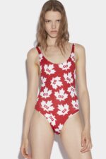 Dsquared2 Iconic Leaf One-Piece Swimsuit - Image 3