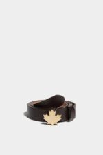 Dsquared2 Iconic Leaf Plaque Belt