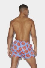 Dsquared2 Iconic Leaf Swim Brief BLUE - Image 2