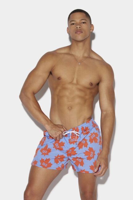 Dsquared2 Iconic Leaf Swim Brief BLUE