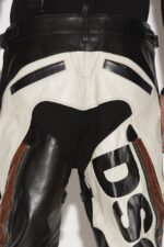Dsquared2 Iconic Leather Racing Trousers - Image 5