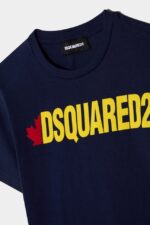 Dsquared2 Iconic LEMON YELLOW DS2 Kids T-Shirt - Image 3
